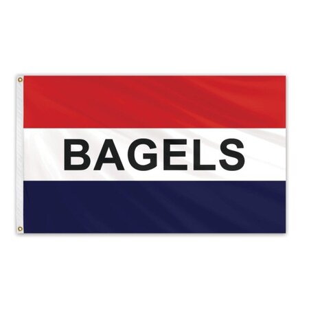 Global Flags Unlimited Bagels Message Flag 3'x5' Standard Flag 204618
